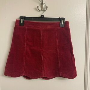 Altar’s State Red Mini Skirt